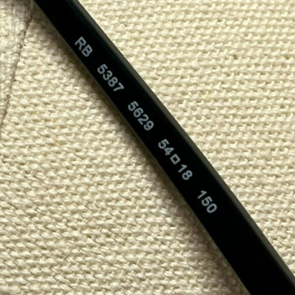 Ray Ban Eyeglasses FRAMES ONLY RB 5387 5629 54-18-150‎ Clear - Picture 5 of 6